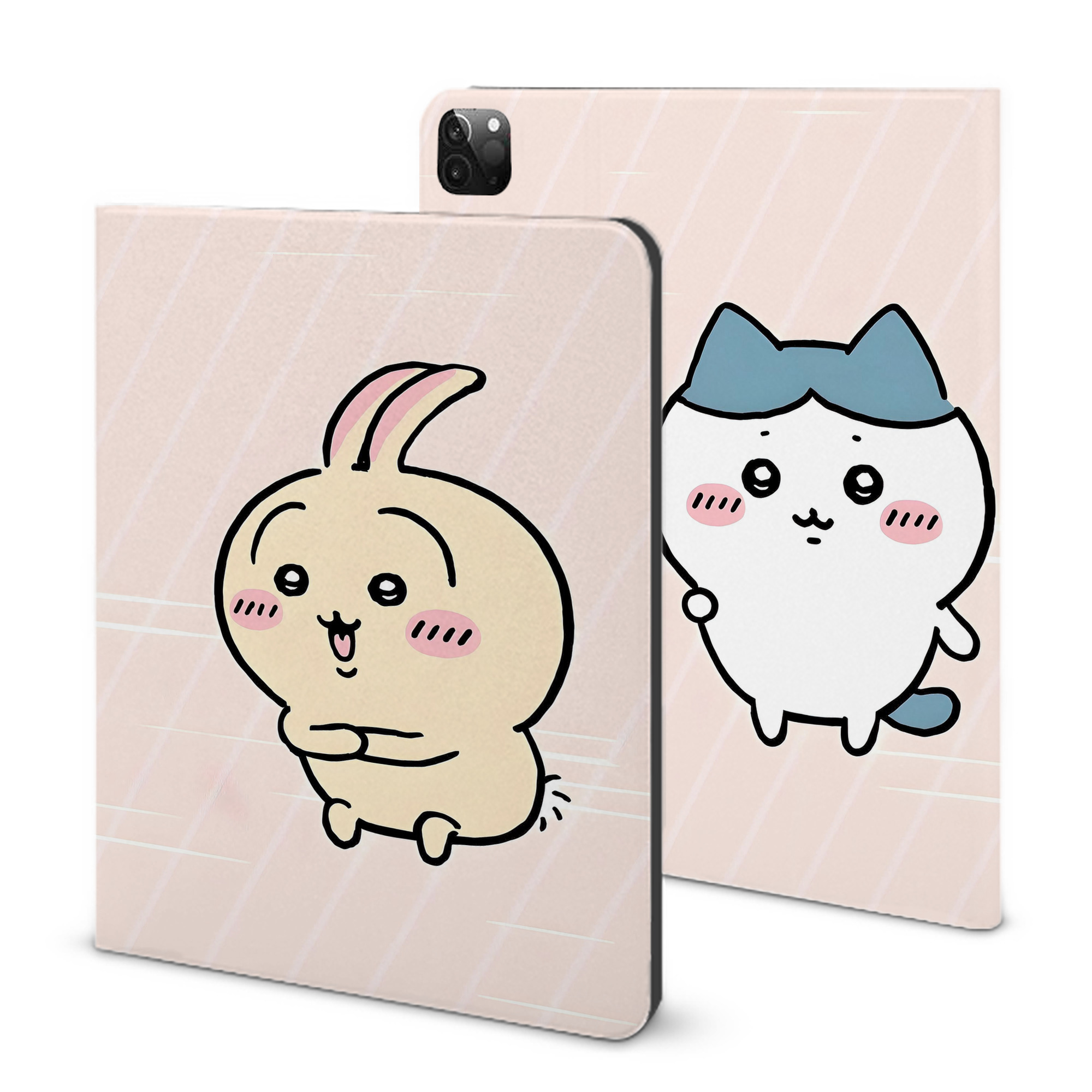 （画像用） ちいかわ Chii-kawa IPadケース ペンホルダー付き ブックスタイルデザイン